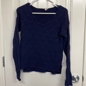 GAP Navy Cable Knit Sweater